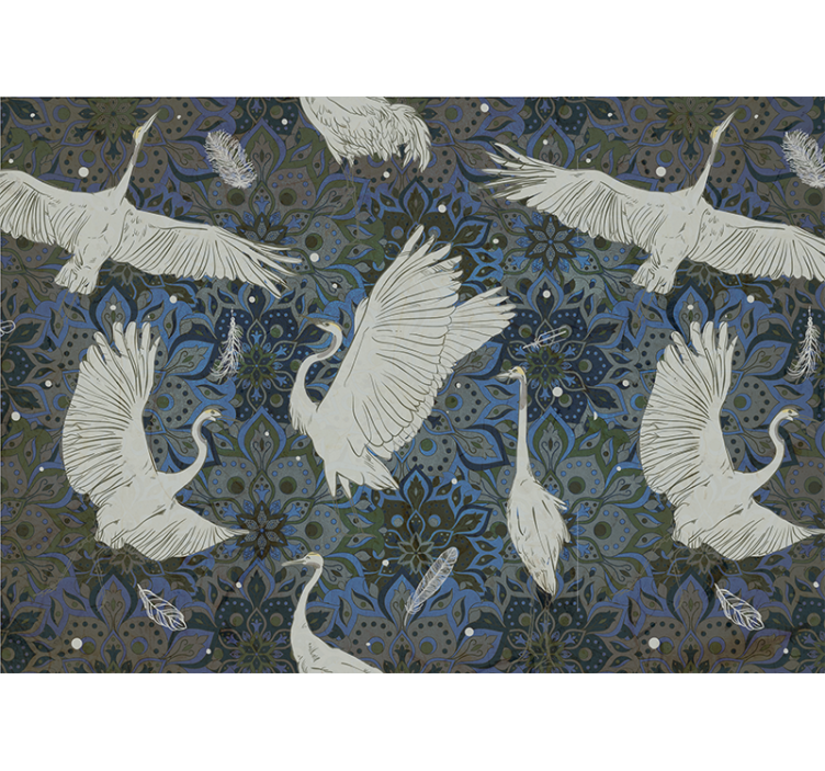 ανατολίτικο στυλ στολίδια αφηρημένες τοιχογραφίες - TenStickers