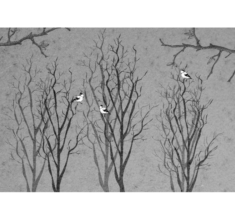 τρομακτικό γκρι vintage τοίχο - TenStickers