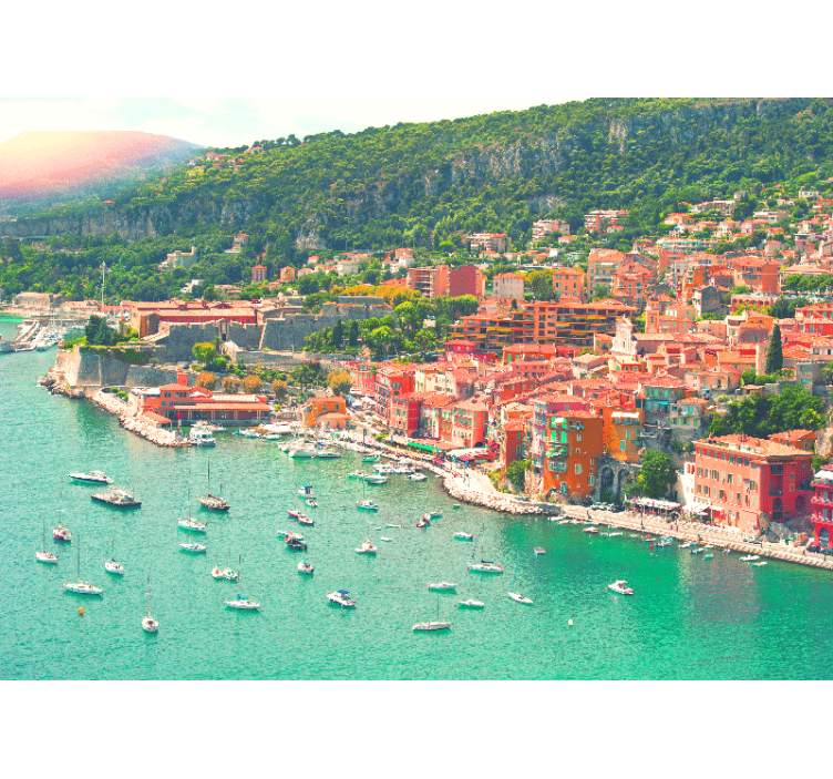 Τοιχογραφία στην παραλία της Γαλλικής Ριβιέρας - TenStickers