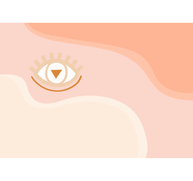 Αφηρημένο ταπετσαρία φωτογραφίας Στυλιζαρισμένο Μάτι - TenStickers