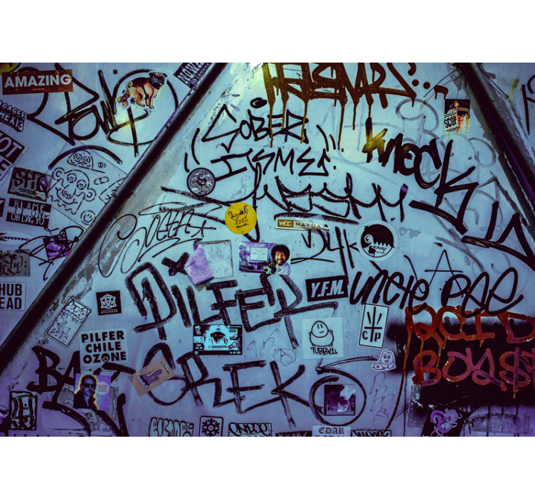 σχέδιο τοίχου γκράφιτι τοιχογραφία αστικής τέχνης - TenStickers