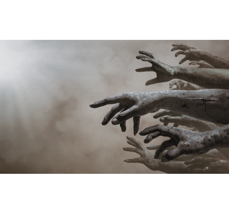 τοιχογραφία με χέρια φάντασμα ζόμπι - TenStickers