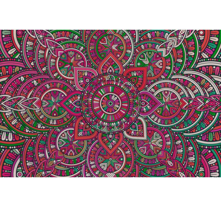 τοιχογραφίες τέχνης boho mandala - TenStickers