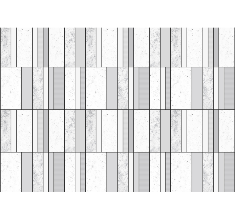 Τοιχογραφία τοίχου τουαλέτα Μαρμάρι με μαύρες γραμμέςΜαρμάρι με μ - TenStickers