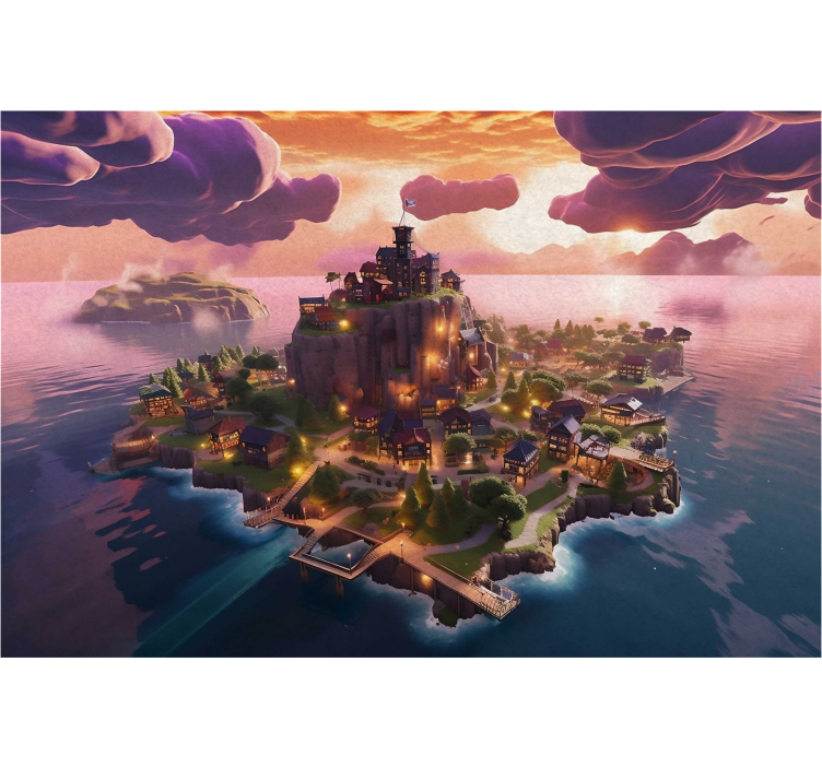 κρεβατοκάμαρα εφήβων Τοιχογραφία τοίχου Κόσμος Περιπέτειας Ταξιδι - TenStickers