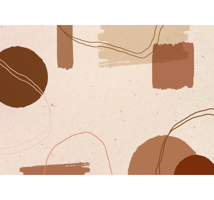 ταπετσαρία τοιχου Τερακότα αφηρημένο σχέδιο - TenStickers