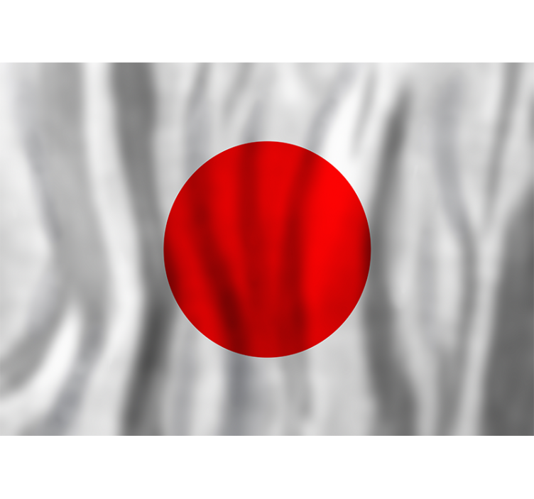 Φωτοταπετσαρία Άλλες πόλεις και χώρες ιαπωνική σημαία - TenStickers