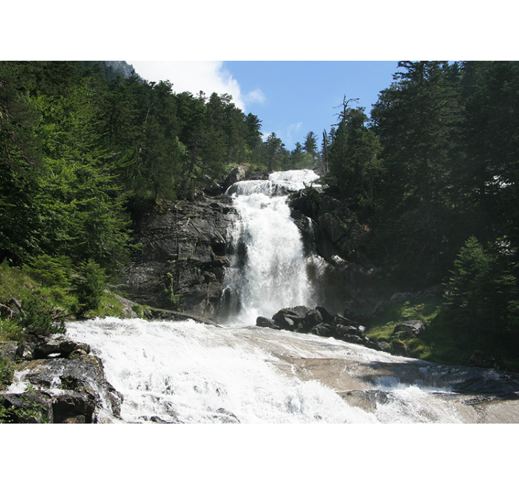 όμορφη τοιχογραφία καταρράκτη - TenStickers