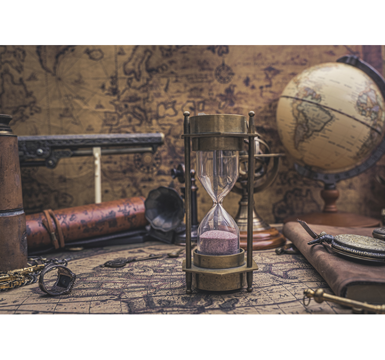 εκλεκτής ποιότητας τοιχογραφία τοίχου φωτογραφιών παγκόσμιου χάρτ - TenStickers