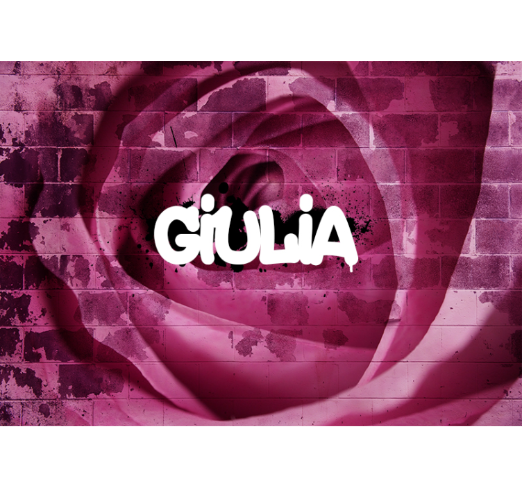 Φωτοταπετσαρία με λουλούδια Σχεδιασμός Ρόδων κατά παραγγελία - TenStickers