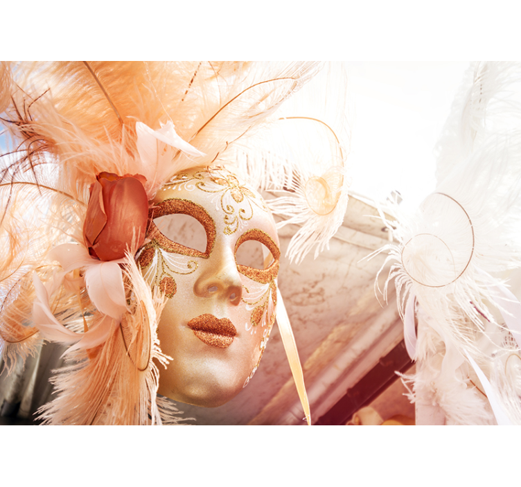 Τοιχογραφία τοίχου σαλόνι καρναβαλιού της Βενετίας - TenStickers