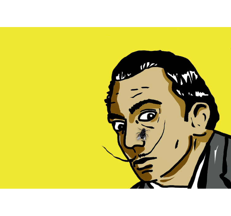 Τοιχογραφία κλασικής τέχνης σουρεαλισμού του dali - TenStickers