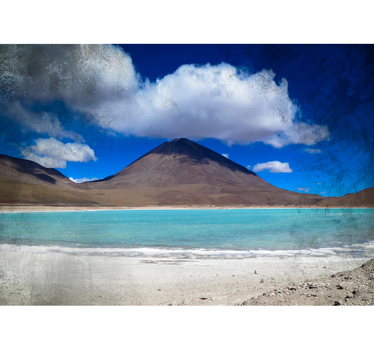 Tαπετσαρία φωτογραφίας τοπίου αλπική θέα στη λίμνη - TenStickers