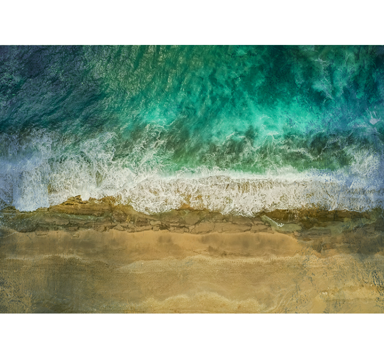 Φωτοταπετσαρία φύσης με θαλάσσιες φυτά - TenStickers