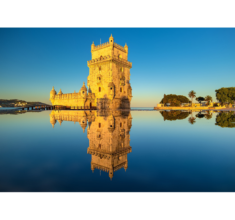 τοιχογραφία τοίχου torre de belém - TenStickers