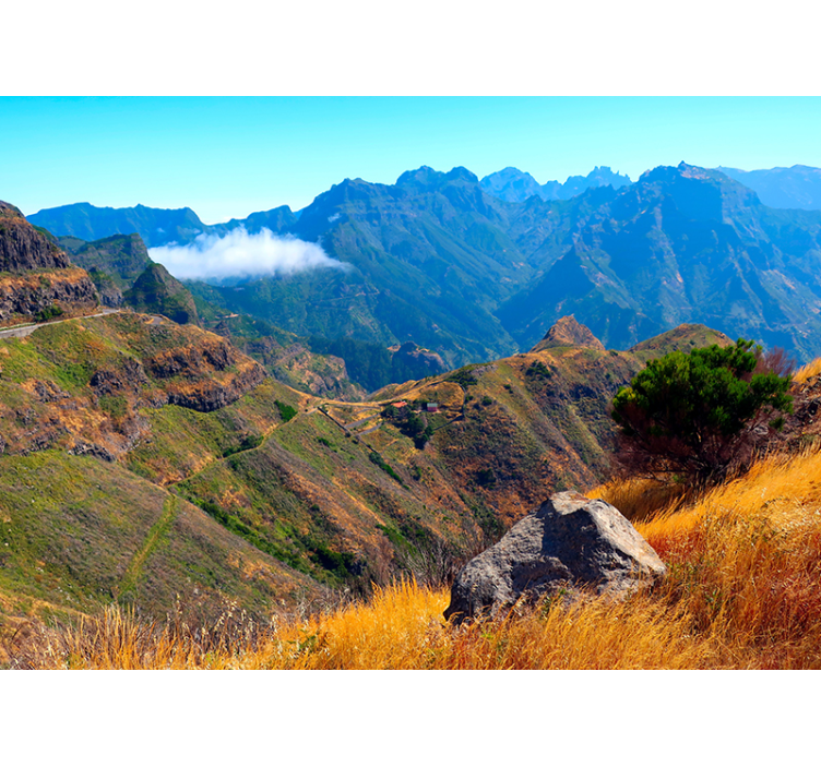 Φωτοταπετσαρία βουνού μαγευτική θέα - TenStickers