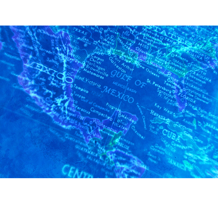 Ταπετσαρία παγκόσμιος χάρτης vintage σχεδιασμός χάρτη - TenStickers