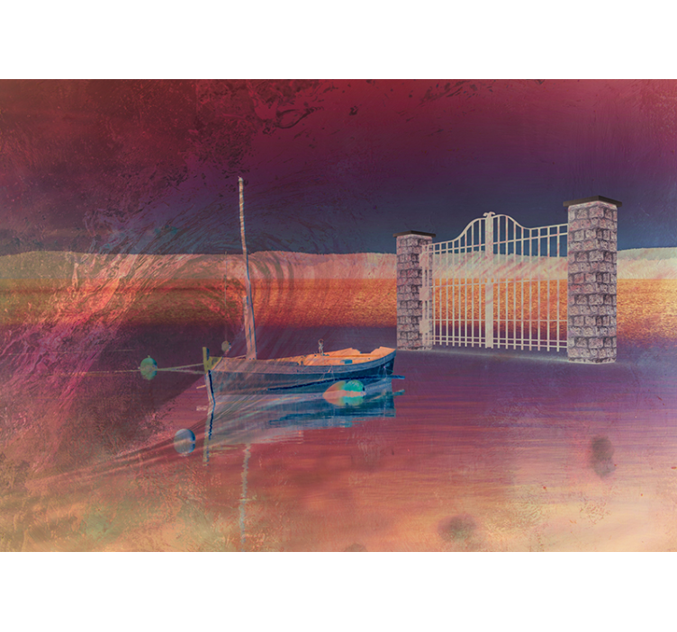 πύλη της θάλασσας στις παιδικές τοιχογραφίες του ωκεανού - TenStickers