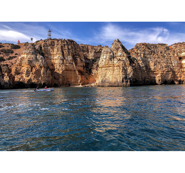 βράχοι του Λάγος κάτω από την τοιχογραφία της θάλασσας - TenStickers