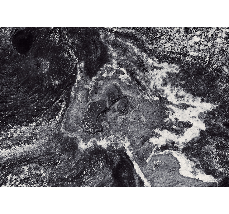 τοιχογραφία τοίχου σαλόνι με ασπρόμαυρες πέτρες - TenStickers