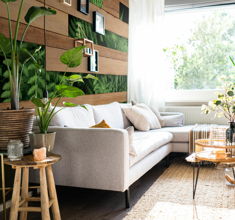 Φωτοταπετσαρία φύσης πλούσια βλάστηση - TenStickers