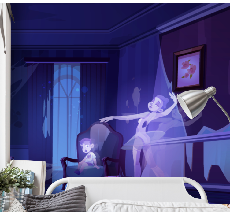 εγκαταλελειμμένη ταπετσαρία φανταστικών σαλόνι - TenStickers