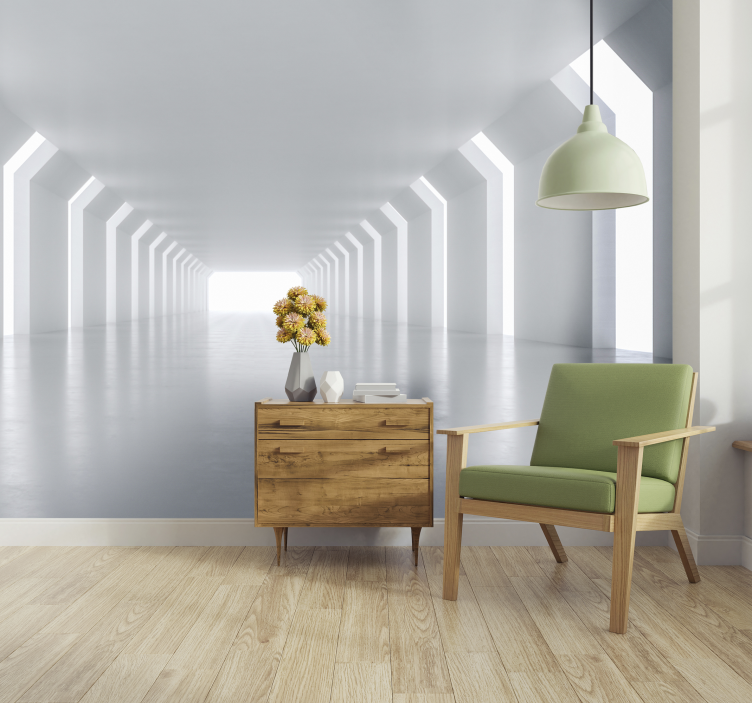 Αφηρημένο ταπετσαρία φωτογραφίας με προοπτική μέλλοντος - TenStickers