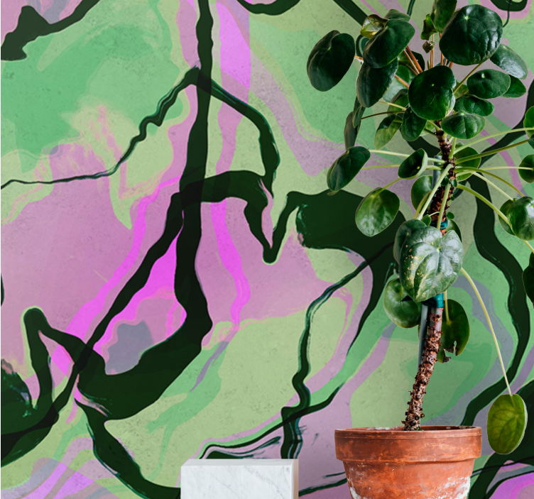 Αφηρημένο ταπετσαρία φωτογραφίας Βιολογική Σχηματική Σύνθεση - TenStickers