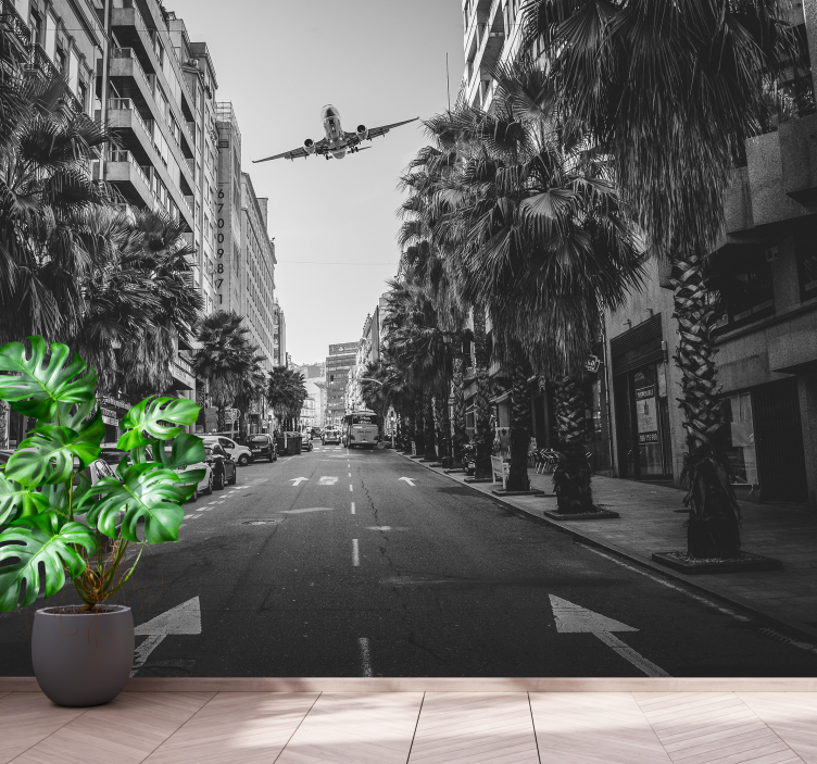 ταπετσαρία φωτογραφιών αυτοκινήτων και αεροπλάνων - TenStickers