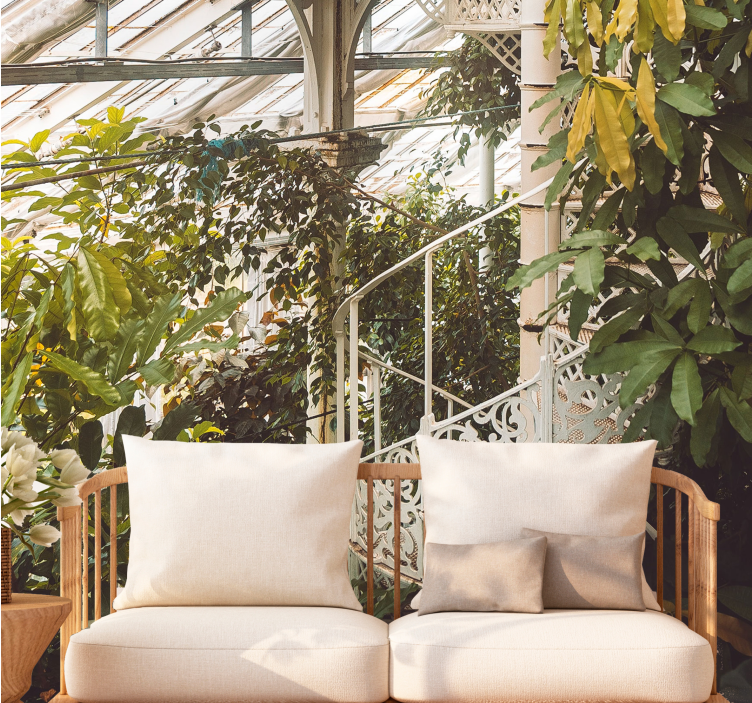 "cottagecore" τοιχογραφία βοτανικής φύσης - TenStickers