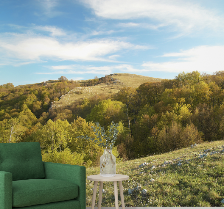 τοιχογραφία της φύσης τοπίο της υπαίθρου - TenStickers