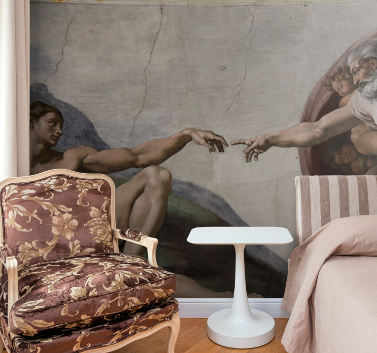 δημιουργία τοιχογραφίας τέχνης adam painting - TenStickers