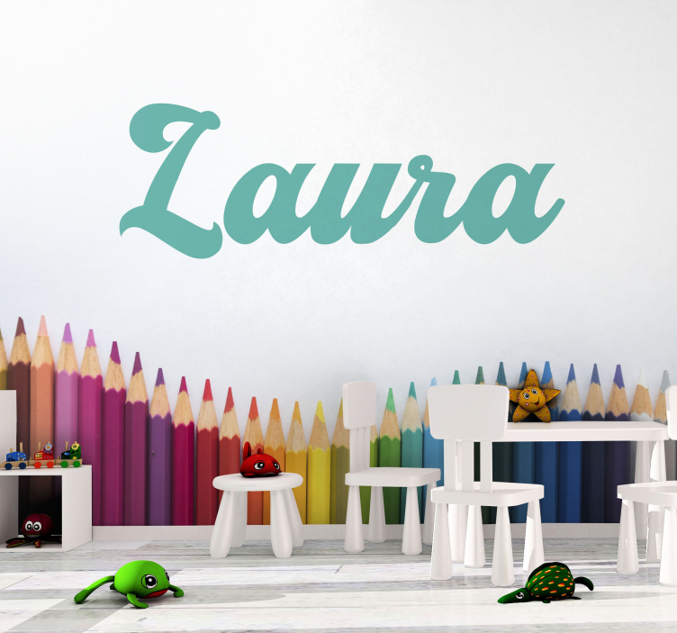 προσαρμόσιμη έγχρωμη μολύβι τοιχογραφία τοίχου - TenStickers