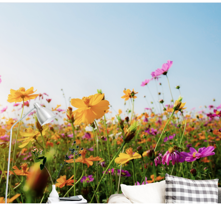 Φωτοταπετσαρία με λουλούδια πολύχρωμα άνθη - TenStickers