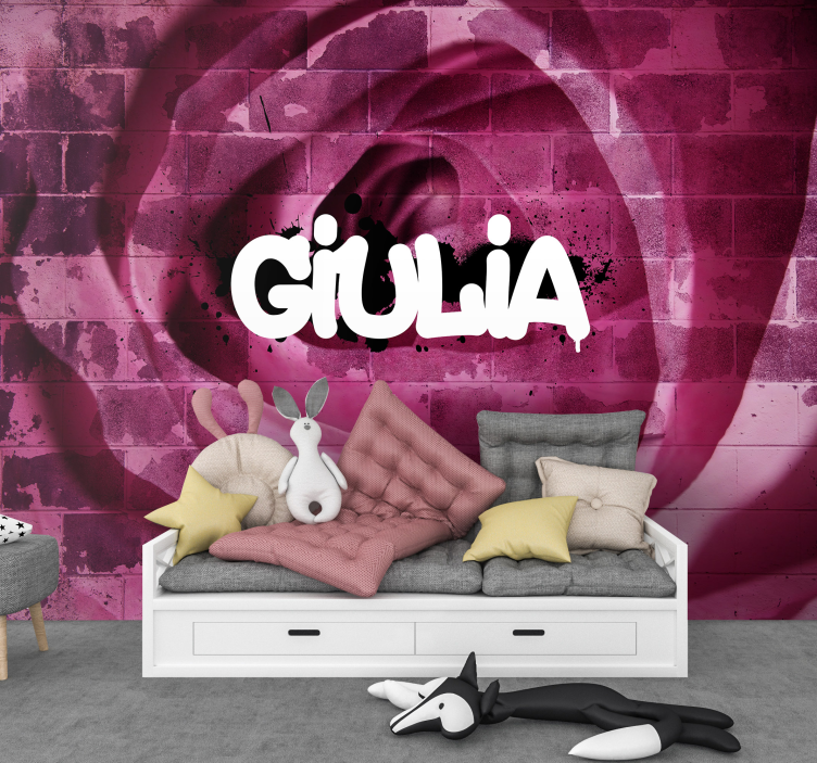 Φωτοταπετσαρία με λουλούδια Σχεδιασμός Ρόδων κατά παραγγελία - TenStickers