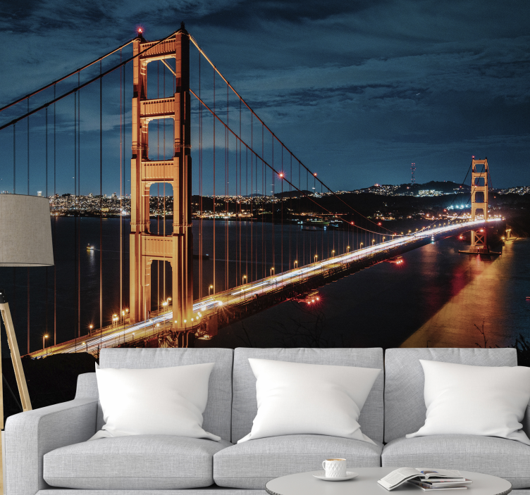 τοιχογραφία το βράδυ της χρυσής πύλης - TenStickers