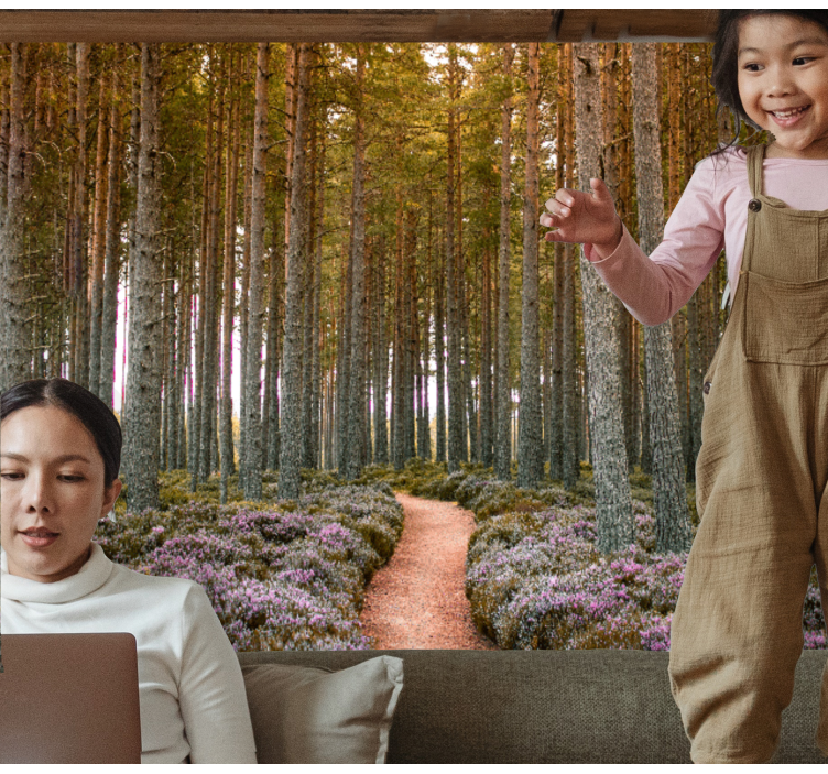 τοιχογραφία τοίχου δασικής φύσης - TenStickers