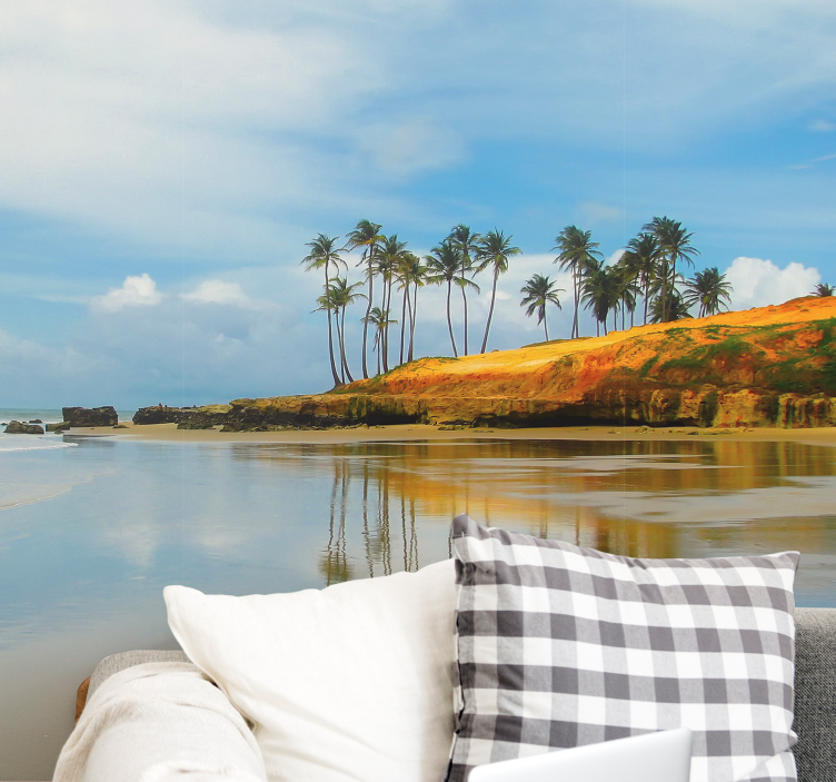 Ταπετσαρία φωτογραφίας τοπίου Αντίκτυπος Φοινίκων - TenStickers