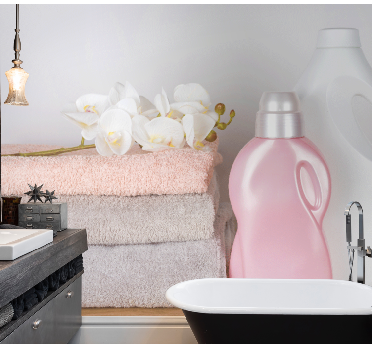 τοιχογραφια εξοπλισμου καθαριου πλυντηριου - TenStickers