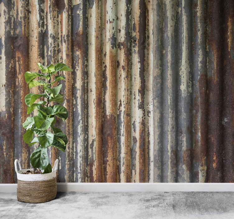 τοιχογραφία τοίχου με μεταλλικά φύλλα - TenStickers