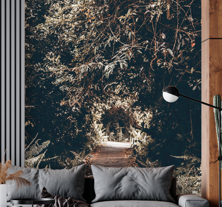 σήραγγα «φύση» προς τον τοίχο του δάσους - TenStickers