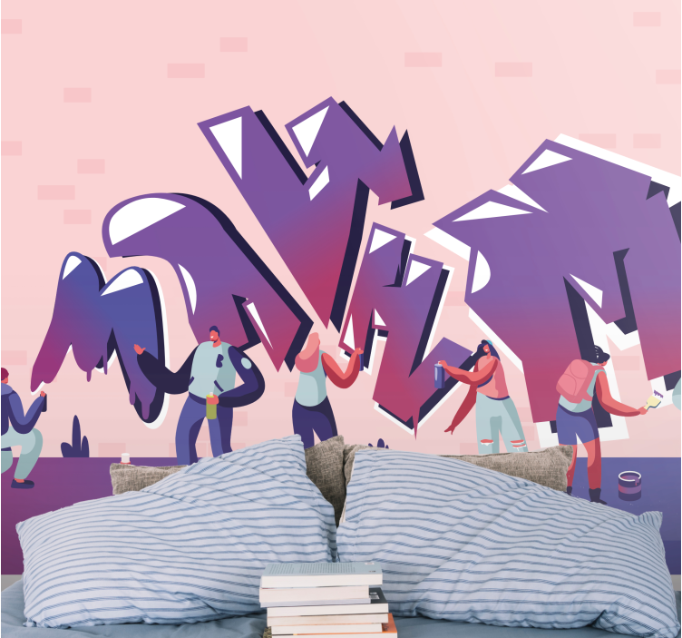 σκανδιναβικό ρεύμα της τοιχογραφίας φράσης σκέψης - TenStickers