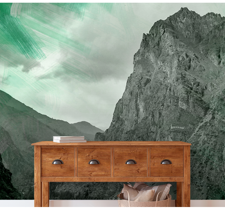 τοιχογραφία της φύσης ollantaytambo - TenStickers