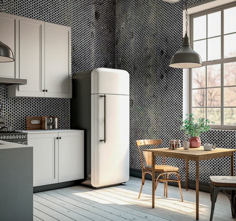 Φωτοταπετσαρία με άλλη υφή και σχέδιο Διασπασμένο μέταλλο - TenStickers