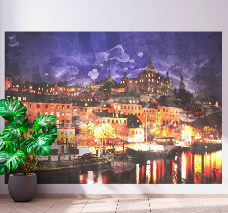 Τοιχογραφία τοίχου της Στοκχόλμης - TenStickers