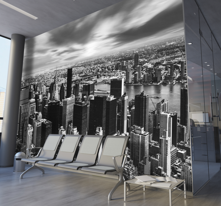 Vintage τοιχογραφία της Νέας Υόρκης - TenStickers