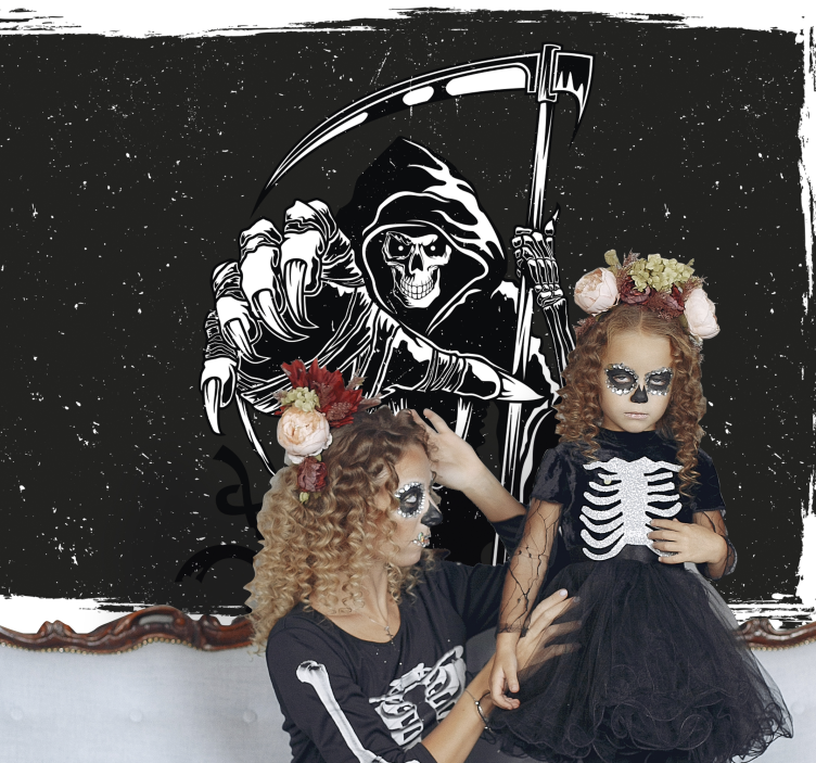 Φωτοταπετσαρία Απόκριες Εικονογράφηση Θανάτου - TenStickers