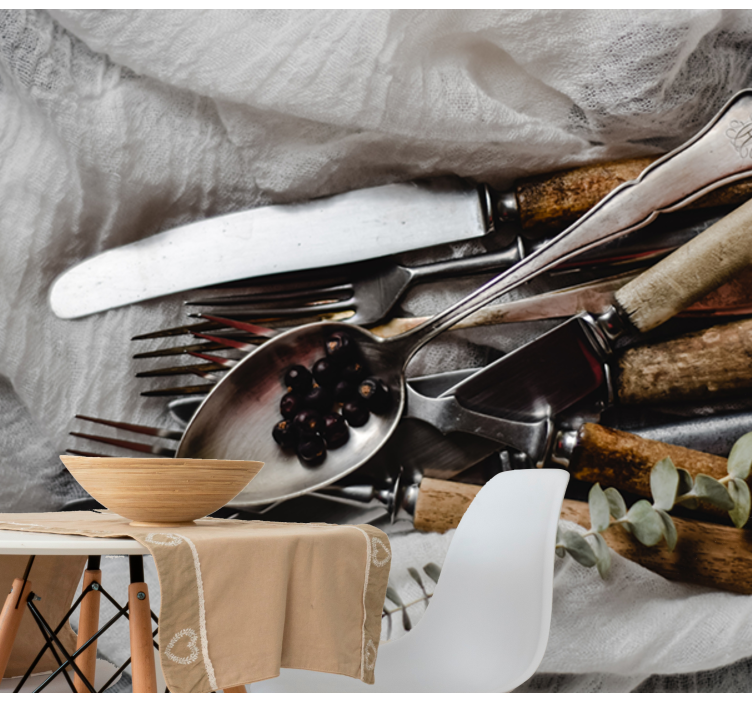 Επιπλέον Κουζίνας vintage σύνολο σκευών - TenStickers