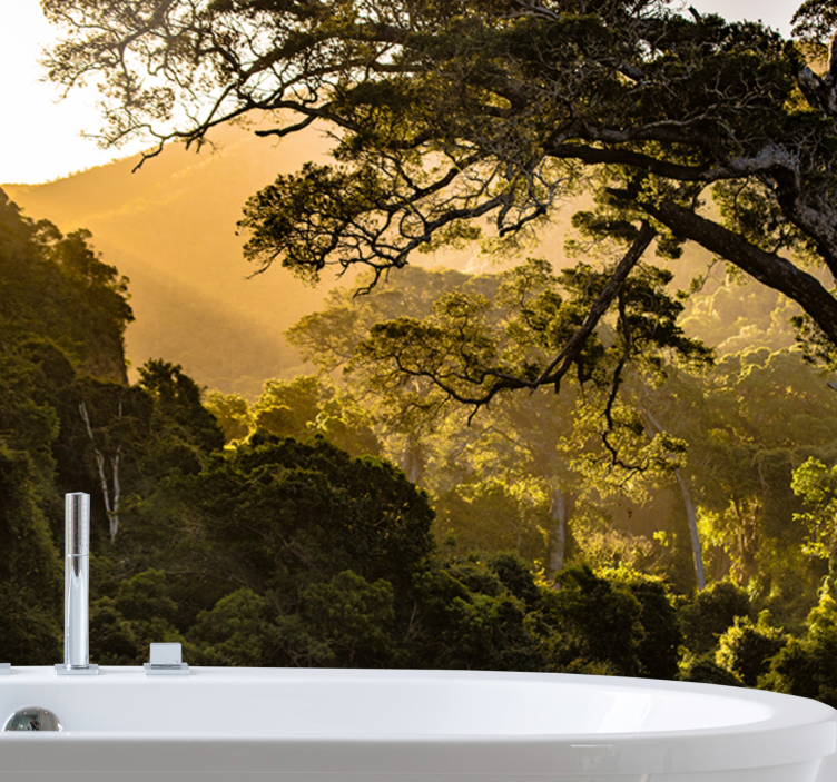 Φωτοταπετσαρία φύσης από καταπράσινα δάση - TenStickers