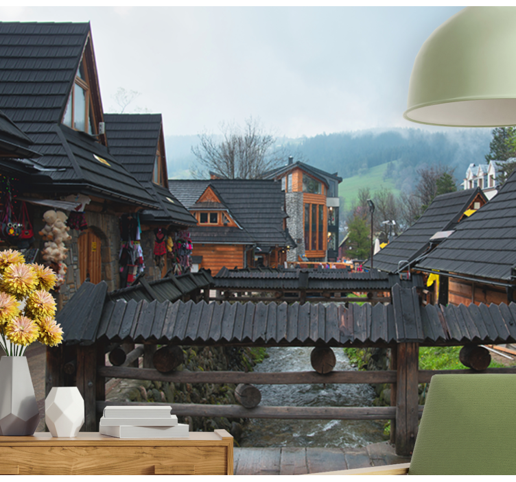 τοιχογραφία τοίχου δρόμου zakopane - TenStickers